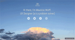 Desktop Screenshot of mauriciowolff.com