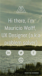 Mobile Screenshot of mauriciowolff.com